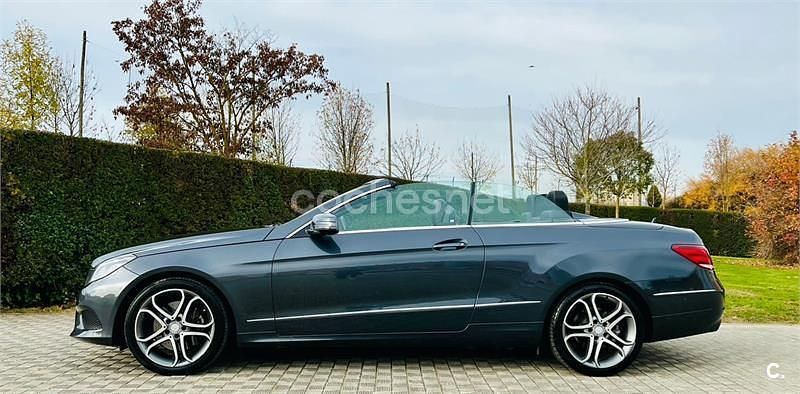 Usado Mercedes E220 170 CV (125 kW) 2014 Gris / plata Descapotable