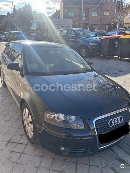Negro Usado 2008 Audi A3 Ambition Berlina | 6500 € (Precio justo) - Imagen 1/4