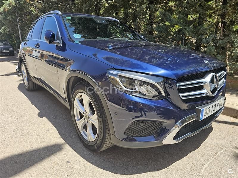 Usado Mercedes GLC220 170 CV (125 kW) 2017 Azul SUV