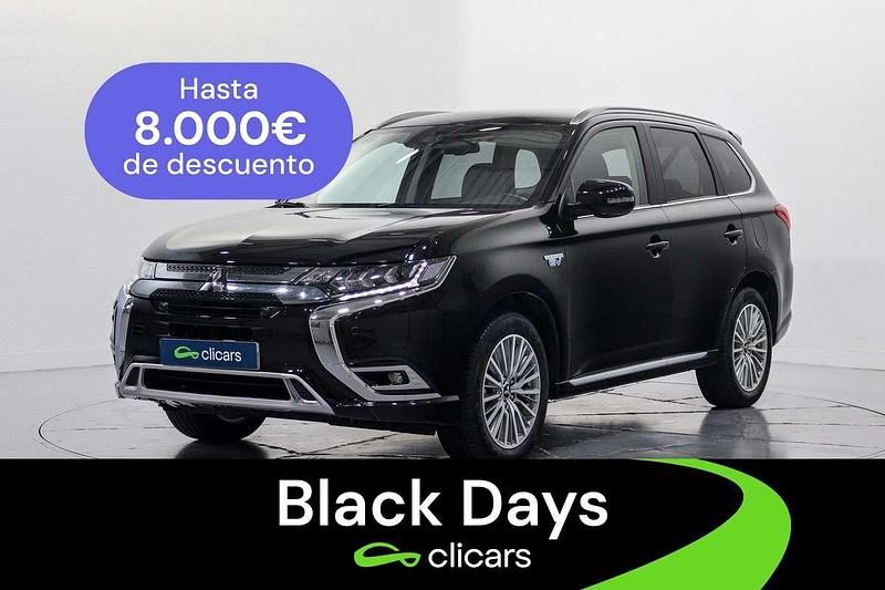 Negro Usado 2021 Mitsubishi Outlander P-HEV SUV | 24.590 € (Precio justo) - Imagen 1/4