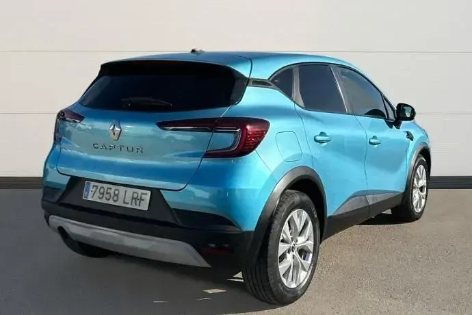 Usado Renault Captur Intens 91 CV (66 kW) 2021 Azul SUV