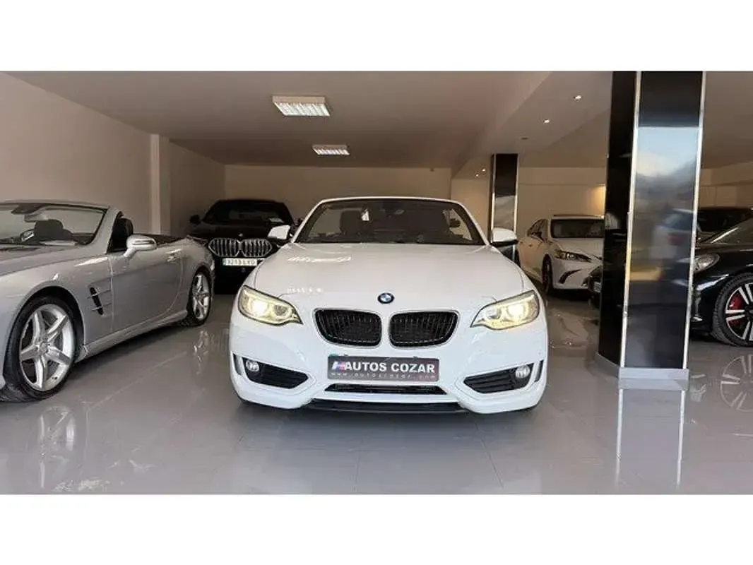 Usado BMW 218 Advantage 150 CV (110 kW) 2016 Blanco Descapotable
