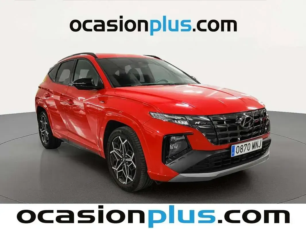 Usado Hyundai Tucson N Line 150 CV (110 kW) 2024 Rojo SUV