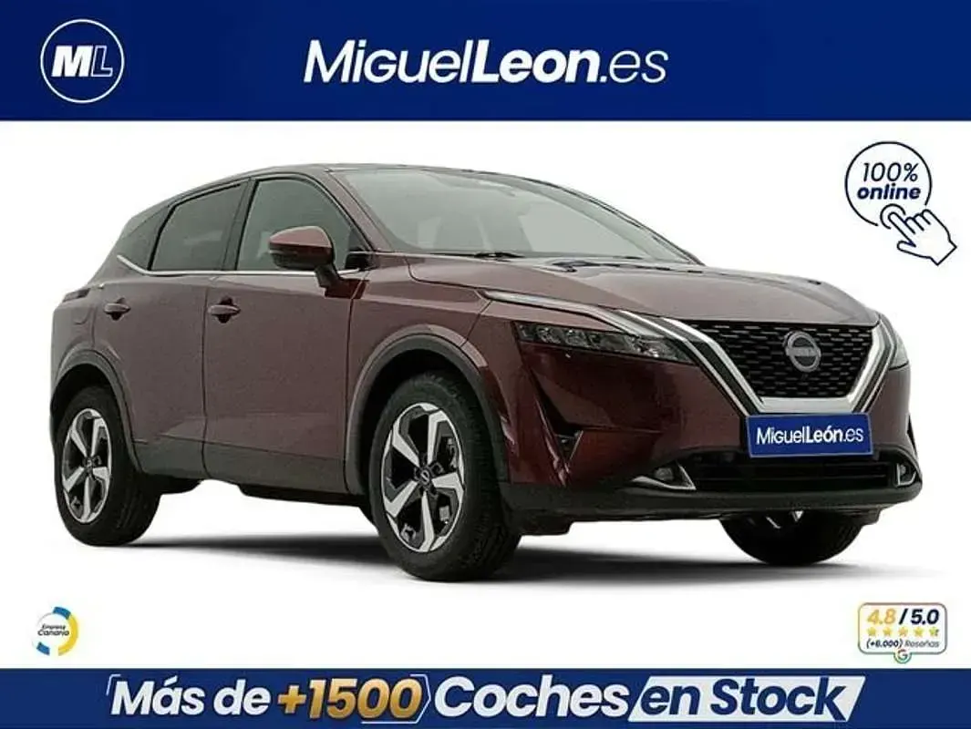 Usado Nissan Qashqai N-Connecta 140 CV (102 kW) 2023 Burdeos SUV
