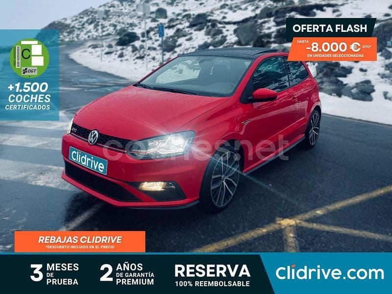 Rojo Usado 2015 VW Polo GTI Berlina | 16.990 € (Caro) - Imagen 1/3