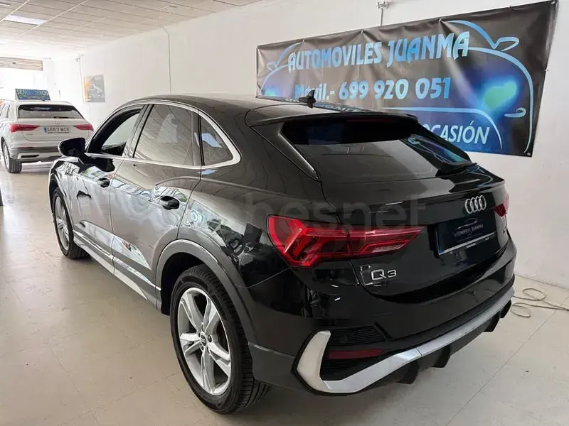 Usado Audi Q3 Sportback S-Line 150 CV (110 kW) 2022 Negro SUV