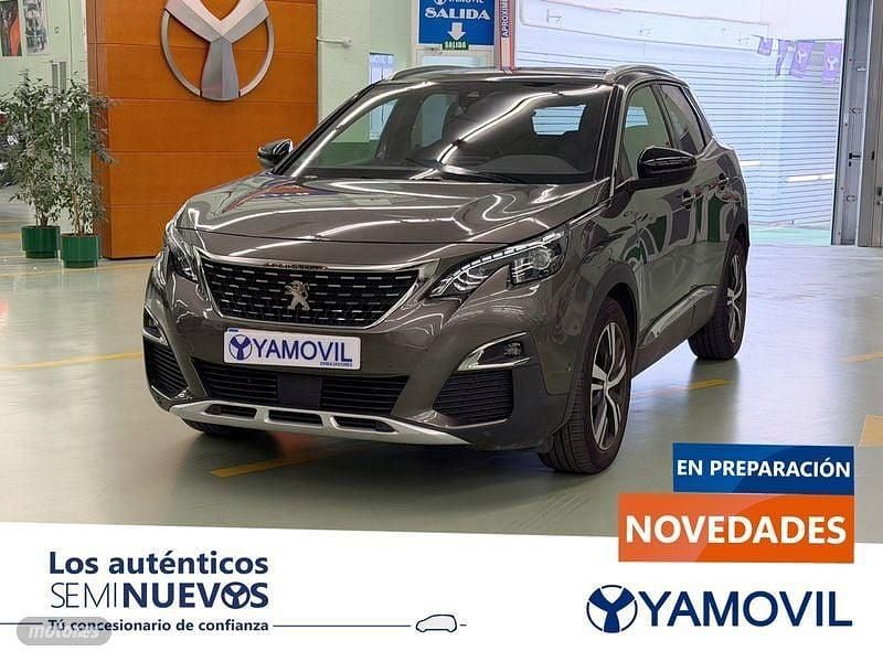 Gris / plata Usado 2017 Peugeot 3008 GT-line SUV | 13.450 € (Precio justo) - Imagen 1/4