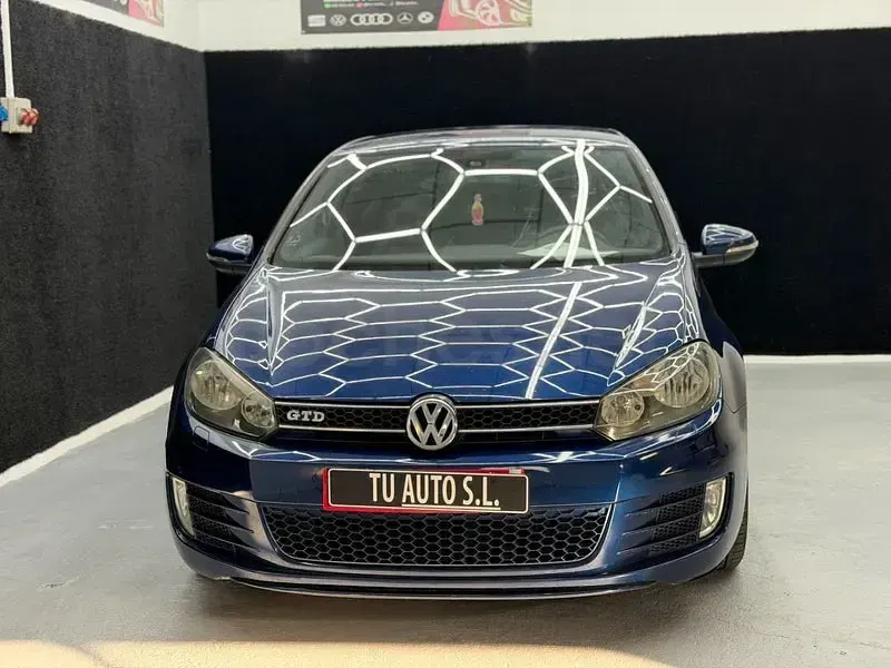 Usado VW Golf VI GTD 170 CV (125 kW) 2010 Azul Utilitario
