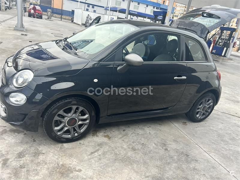 Usado Fiat 500 69 CV (50 kW) 2018 Negro Berlina