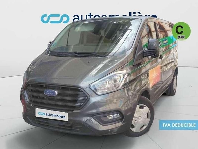 Gris Usado 2022 Ford Transit Custom Trend+ Familiar | 23.263 € (Precio justo) - Imagen 1/4