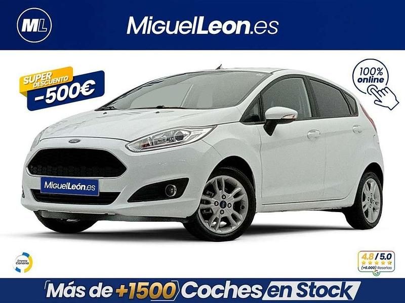 Usado Ford Fiesta Trend 82 CV (60 kW) 2017 Blanco Berlina