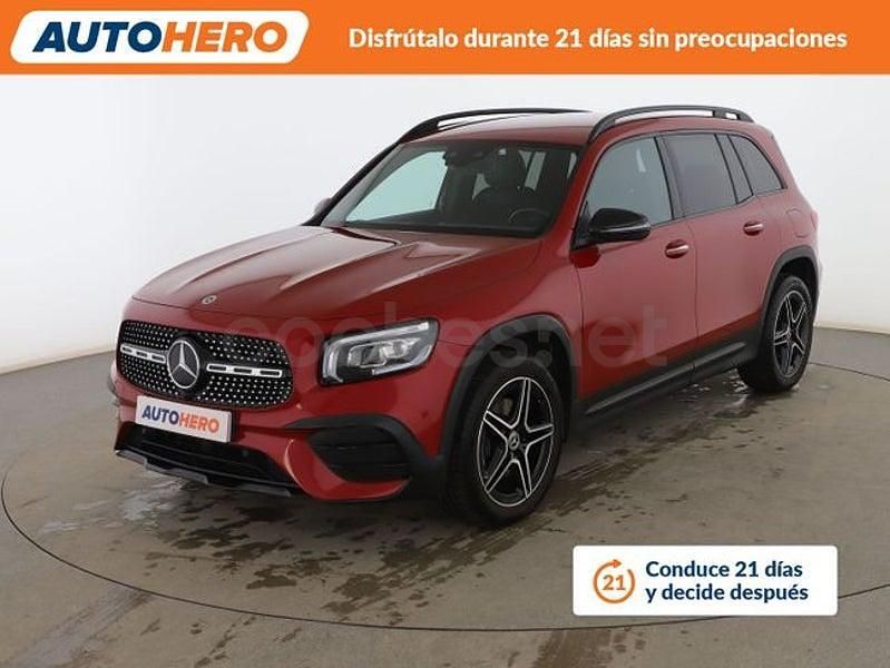 Usado Mercedes GLB200 AMG line 150 CV (110 kW) 2021 Rojo SUV