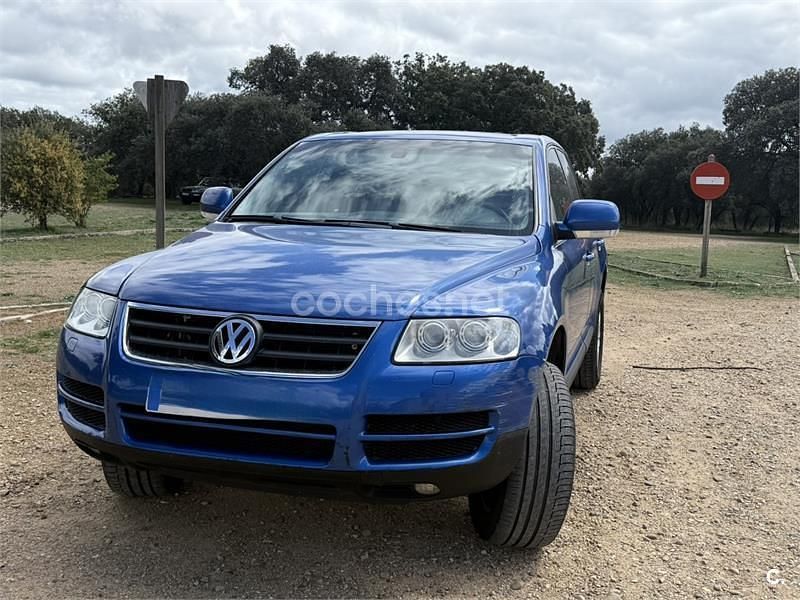 Usado VW Touareg 220 CV (161 kW) 2003 Azul SUV