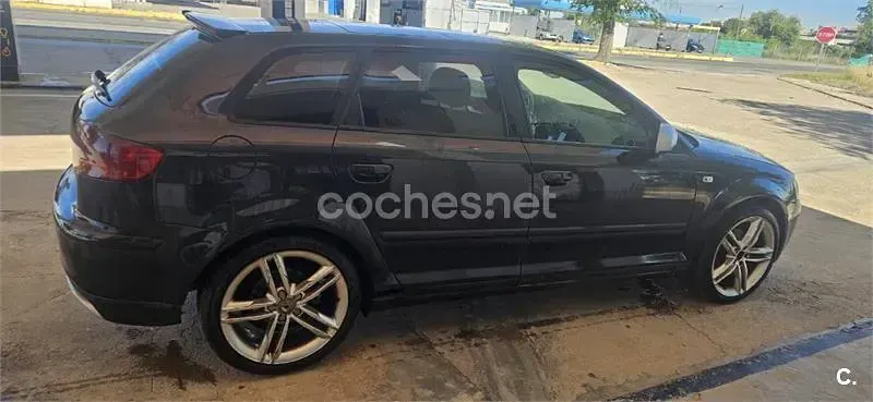 Usado Audi A3 Ambition 140 CV (102 kW) 2007 Negro Utilitario