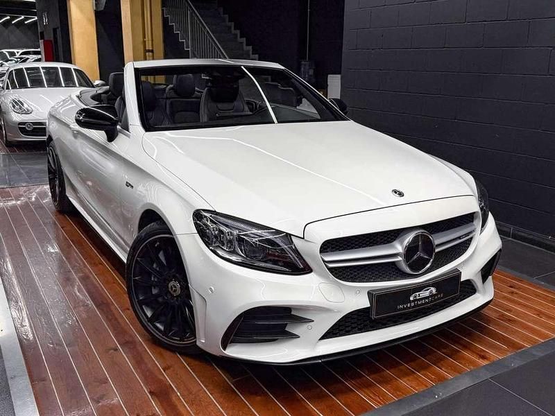 Blanco Usado 2018 Mercedes C43 AMG AMG Descapotable | 48.900 € (Un poco caro) - Imagen 1/4