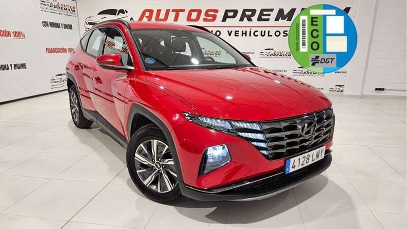 Rojo Usado 2021 Hyundai Tucson SUV | 19.999 € (Precio justo) - Imagen 1/4
