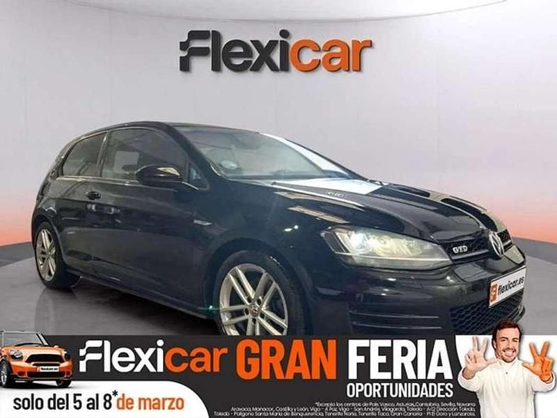 Usado VW Golf VII GTD 184 CV (135 kW) 2016 Negro Utilitario