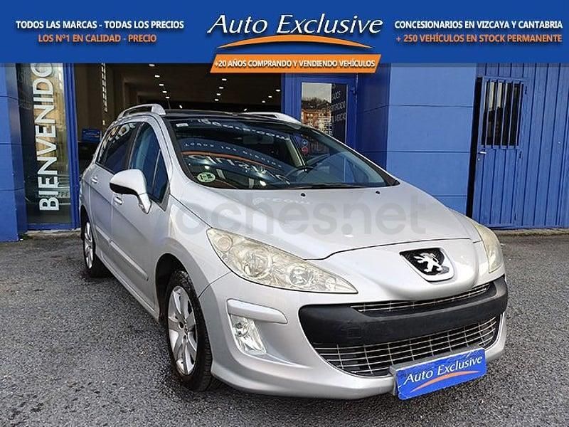 Usado Peugeot 308 SW Premium 110 CV (80 kW) 2009 Gris / plata Familiar