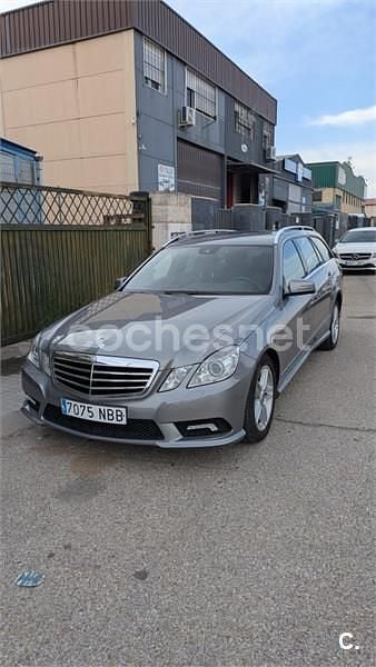 Gris / plata Usado 2010 Mercedes E350 Elegance Familiar | 12.000 € (Precio justo) - Imagen 1/4