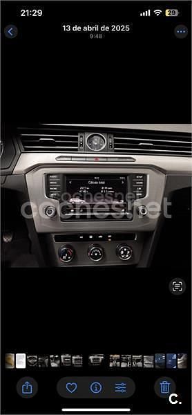 Usado VW Passat 120 CV (88 kW) 2016 Azul Familiar