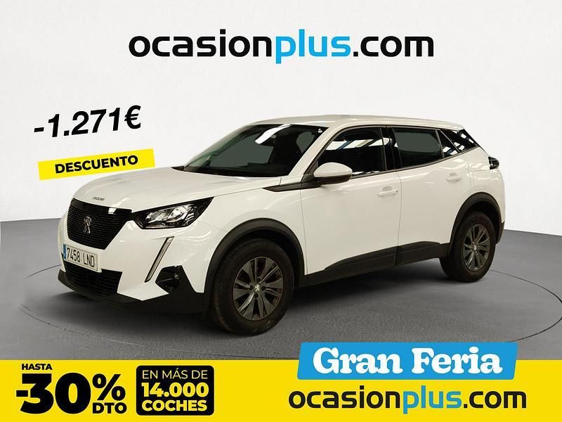 Blanco Usado 2021 Peugeot 2008 Active SUV | 13.990 € (Precio justo) - Imagen 1/4