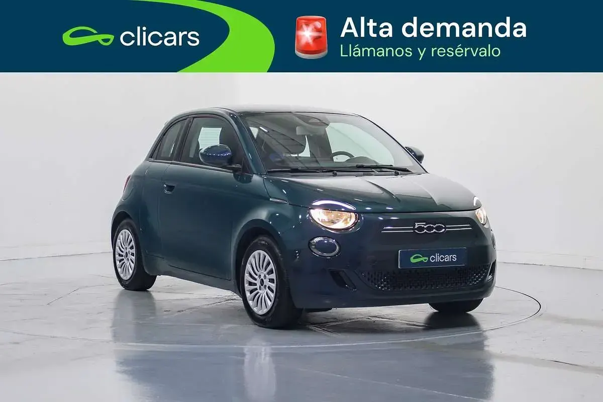 Usado Fiat 500e 86 kW (118 CV) 2023 Azul Utilitario
