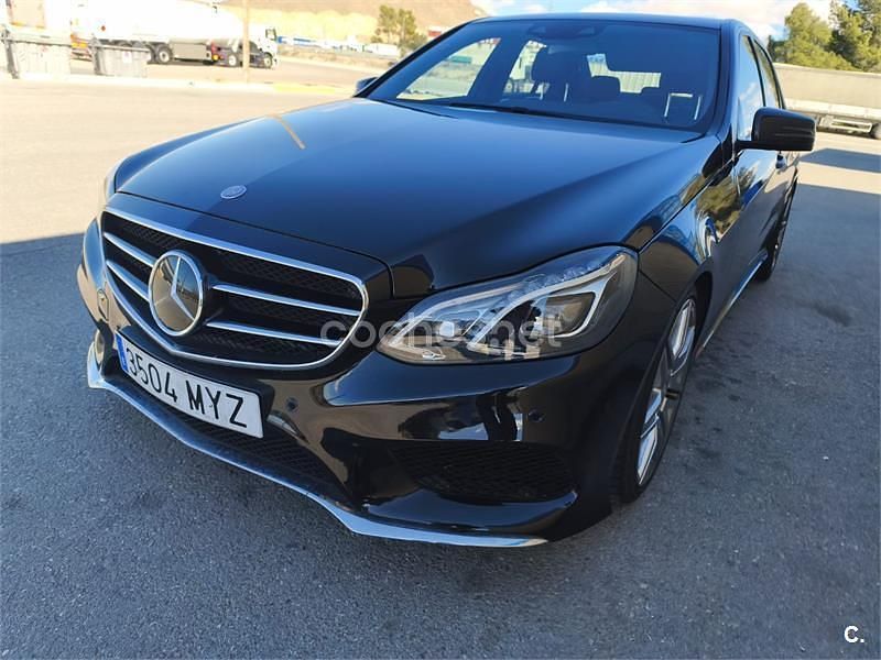 Usado Mercedes E350 258 CV (189 kW) 2017 Negro Berlina