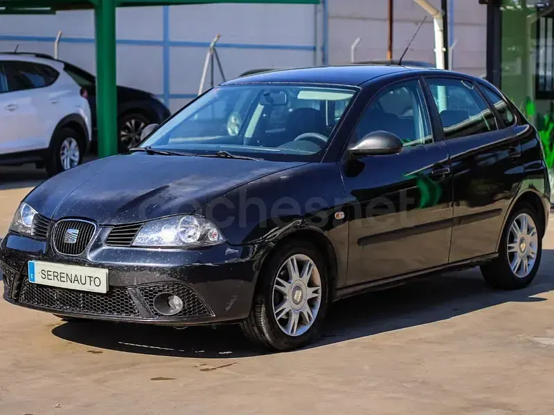 Usado Seat Ibiza Reference 80 CV (58 kW) 2008 Negro Berlina