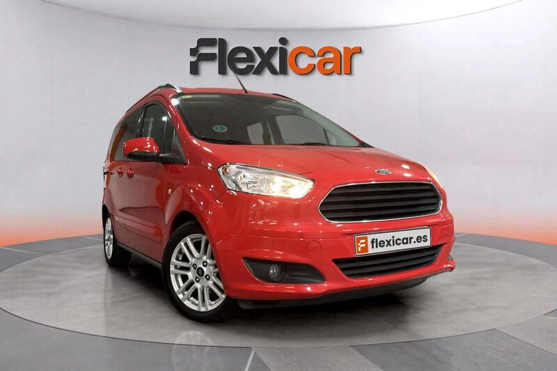 Rojo Usado 2018 Ford Tourneo Courier Ambiente Monovolumen | 11.290 € (Caro) - Imagen 1/4