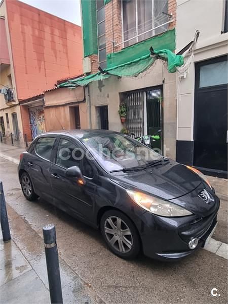 Negro Usado 2007 Peugeot 207 Sport Berlina | 3700 € (Precio justo) - Imagen 1/4