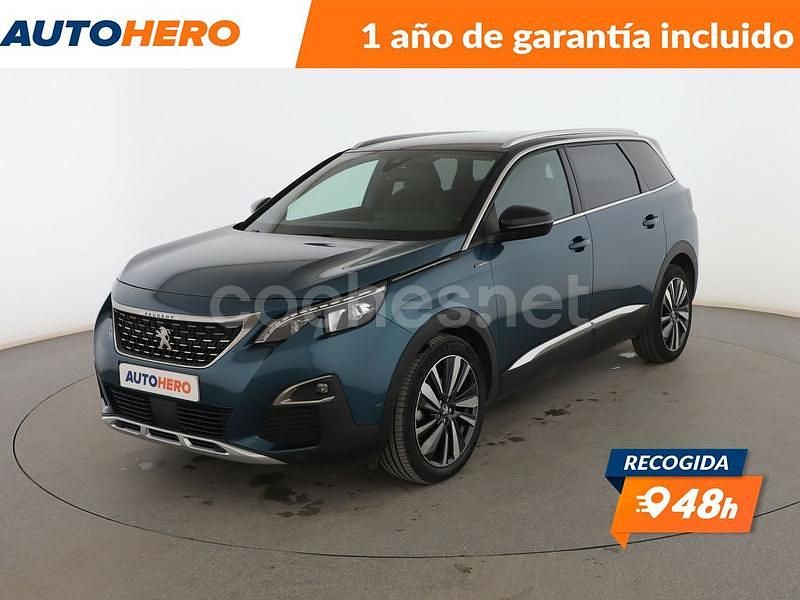 Verde Usado 2020 Peugeot 5008 GT Monovolumen | 19.499 € (Precio justo) - Imagen 1/3