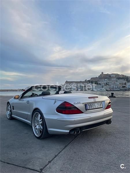 Usado Mercedes SL55 AMG AMG 476 CV (350 kW) 2003 Gris / plata Descapotable