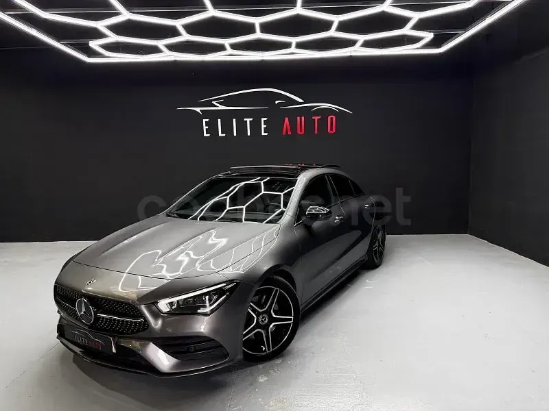 Usado Mercedes CLA200 150 CV (110 kW) 2020 Gris / plata Coupe