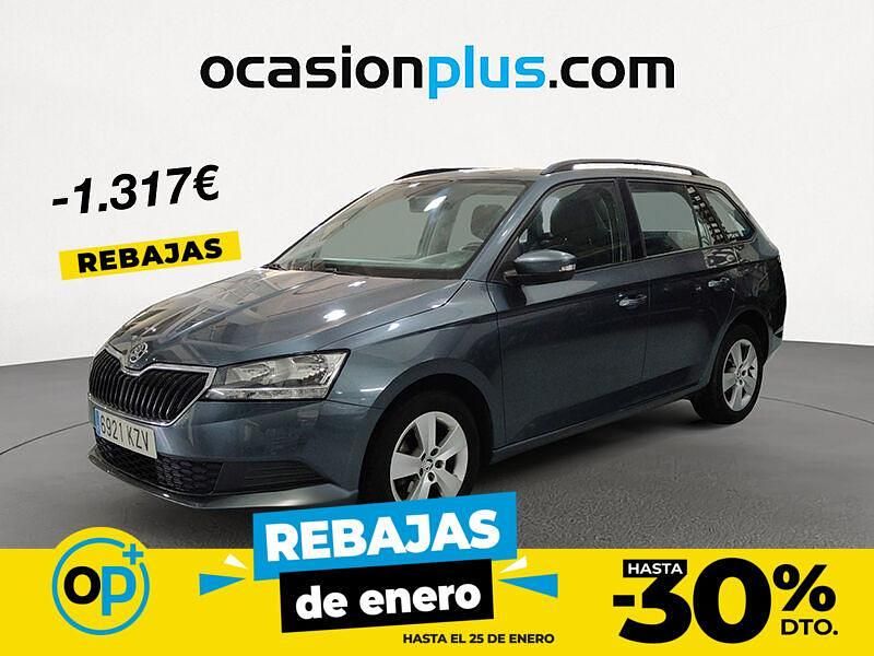 Gris / plata Usado 2019 Skoda Fabia Ambition Utilitario | 10.090 € (Precio justo) - Imagen 1/4