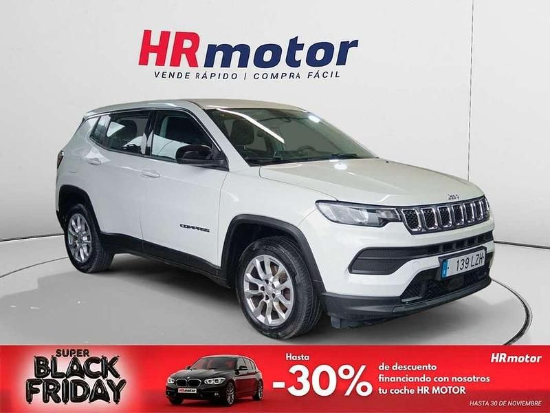 Blanco Usado 2022 Jeep Compass Longitude SUV | 16.590 € (Buen precio) - Imagen 1/4