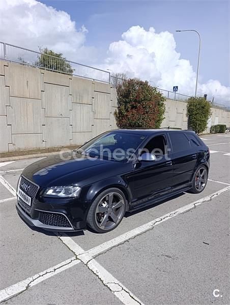 Usado Audi RS3 340 CV (250 kW) 2012 Negro Berlina