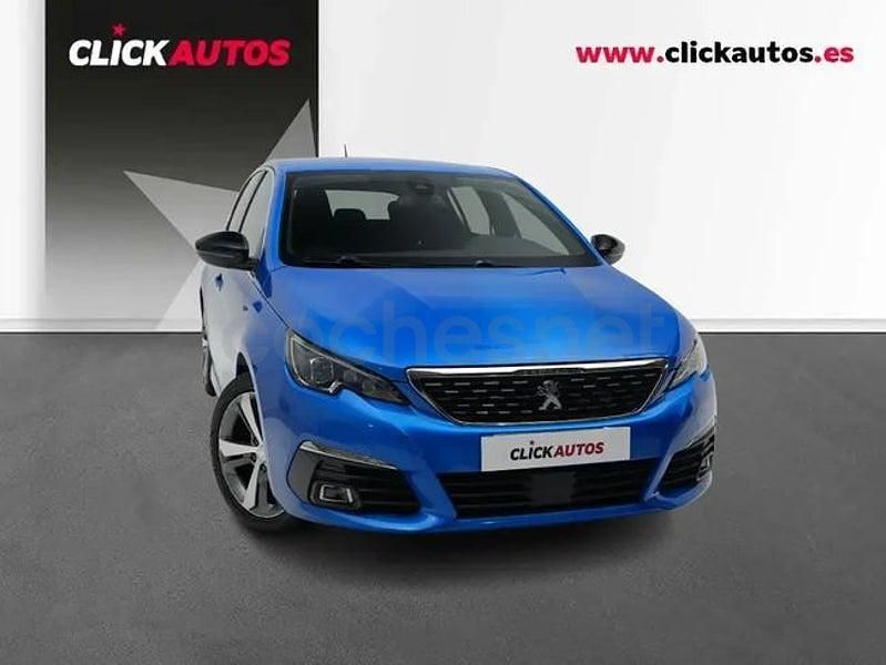Usado Peugeot 308 GT 130 CV (95 kW) 2021 Azul Berlina