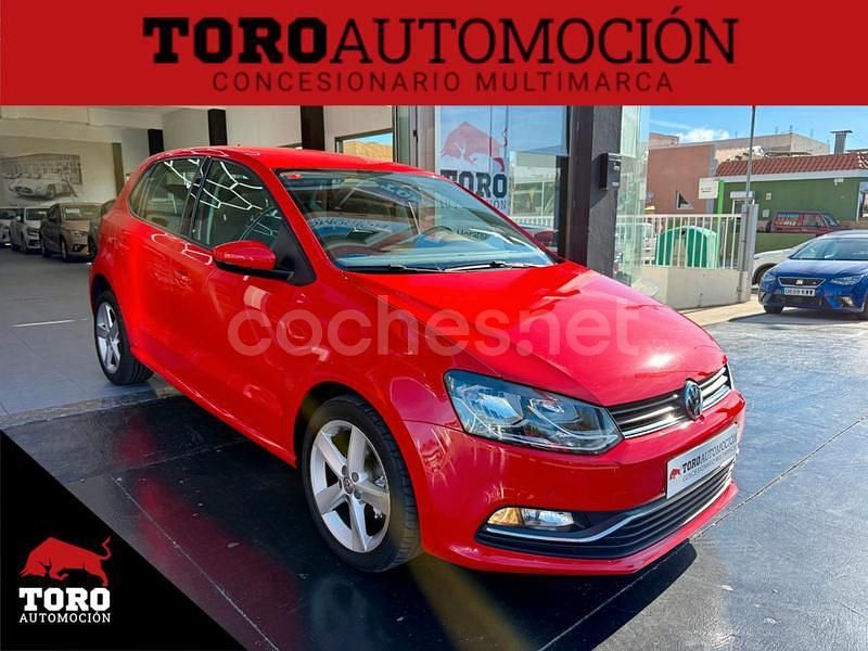 Rojo Usado 2017 VW Polo Sportline Berlina | 10.990 € (Precio justo) - Imagen 1/4