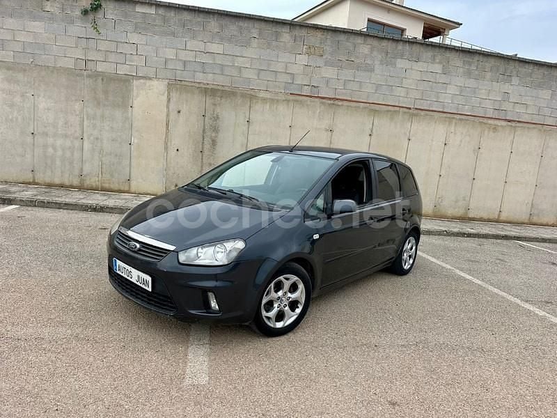 Negro Usado 2008 Ford C-MAX Ghia Monovolumen | 3490 € (Precio justo) - Imagen 1/4