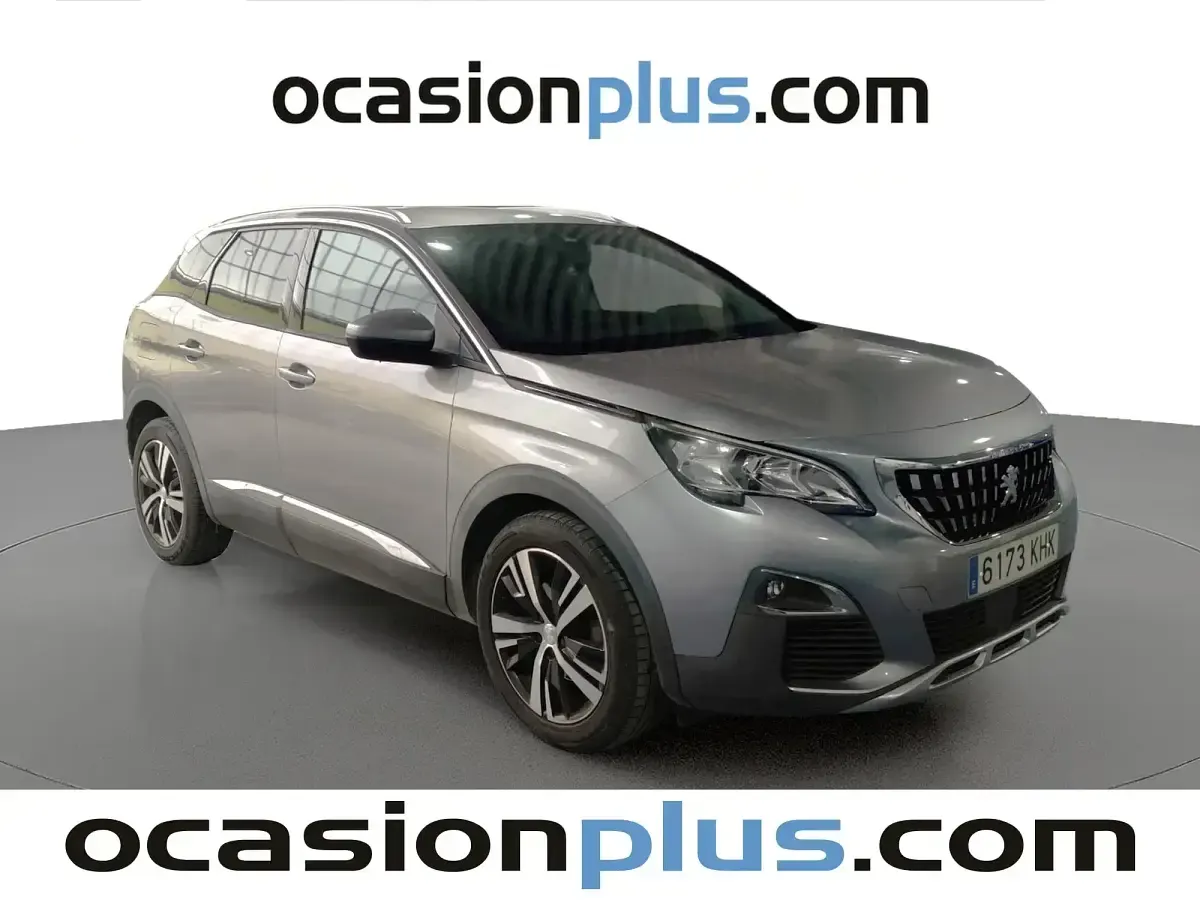 Usado Peugeot 3008 Allure 130 CV (95 kW) 2018 Gris SUV