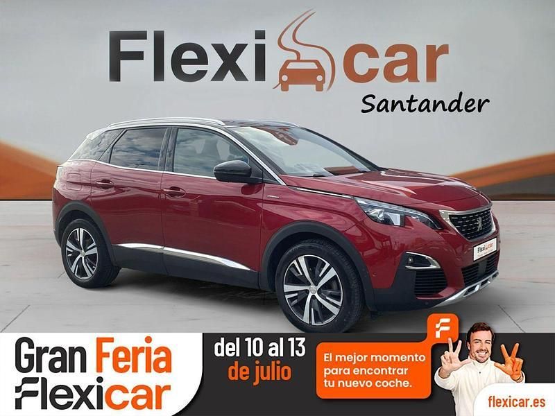 Rojo Usado 2017 Peugeot 3008 GT-line SUV | 16.290 € (Precio justo) - Imagen 1/4