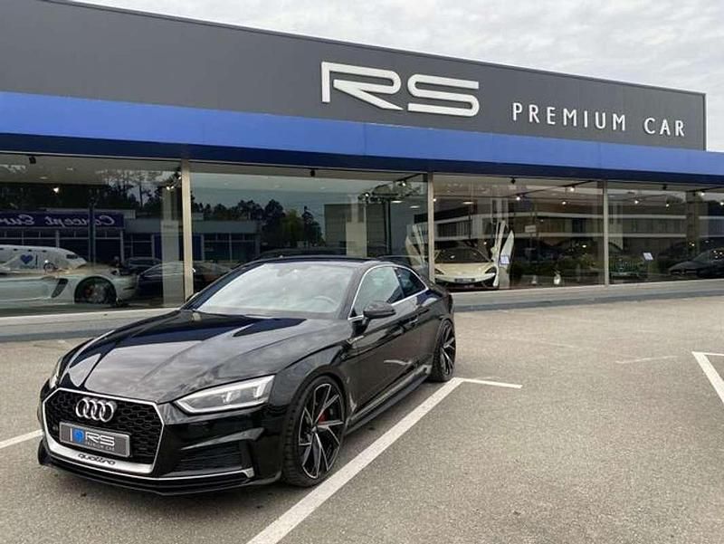 Usado Audi A5 S-Line 286 CV (210 kW) 2018 Negro Coupe