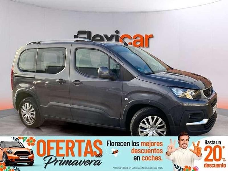 Usado Peugeot Rifter Active 131 CV (96 kW) 2019 Gris Monovolumen