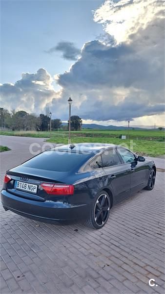 Usado Audi A5 Sportback 170 CV (125 kW) 2009 Azul Utilitario