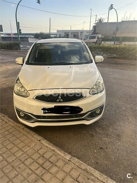 Usado Mitsubishi Space Star 80 CV (58 kW) 2017 Blanco Berlina