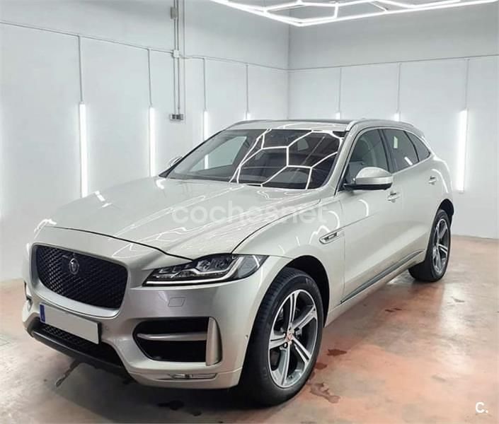 Beige Usado 2016 Jaguar F-Pace R-Sport SUV | 21.300 € (Super precio) - Imagen 1/2