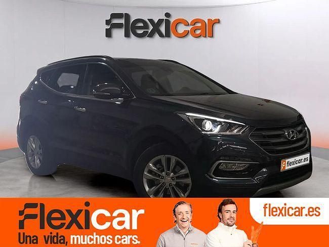 Azul Usado 2017 Hyundai Santa Fe SUV | 24.990 € (Caro) - Imagen 1/4