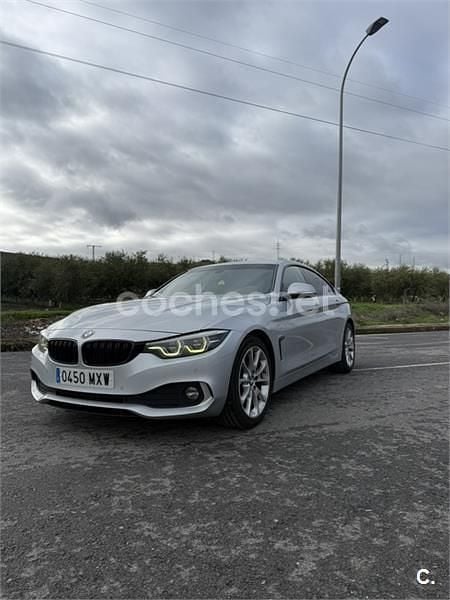 Gris / plata Usado 2019 BMW 418 Gran Coupé Coupe | 18.500 € (Precio justo) - Imagen 1/4