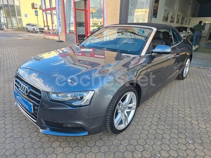 Gris / plata Usado 2015 Audi A5 Cabriolet S-Line Descapotable | 20.900 € (Precio justo) - Imagen 1/4