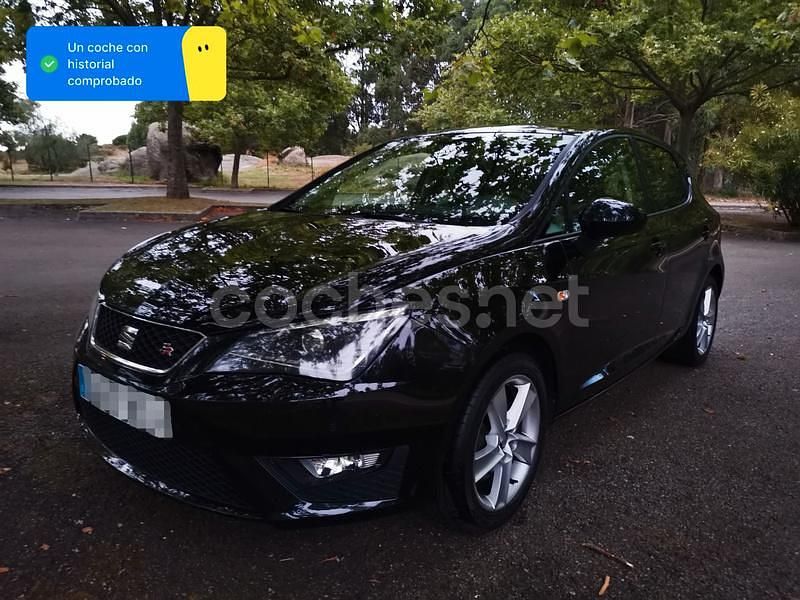 Usado Seat Ibiza FR 110 CV (80 kW) 2017 Negro Berlina